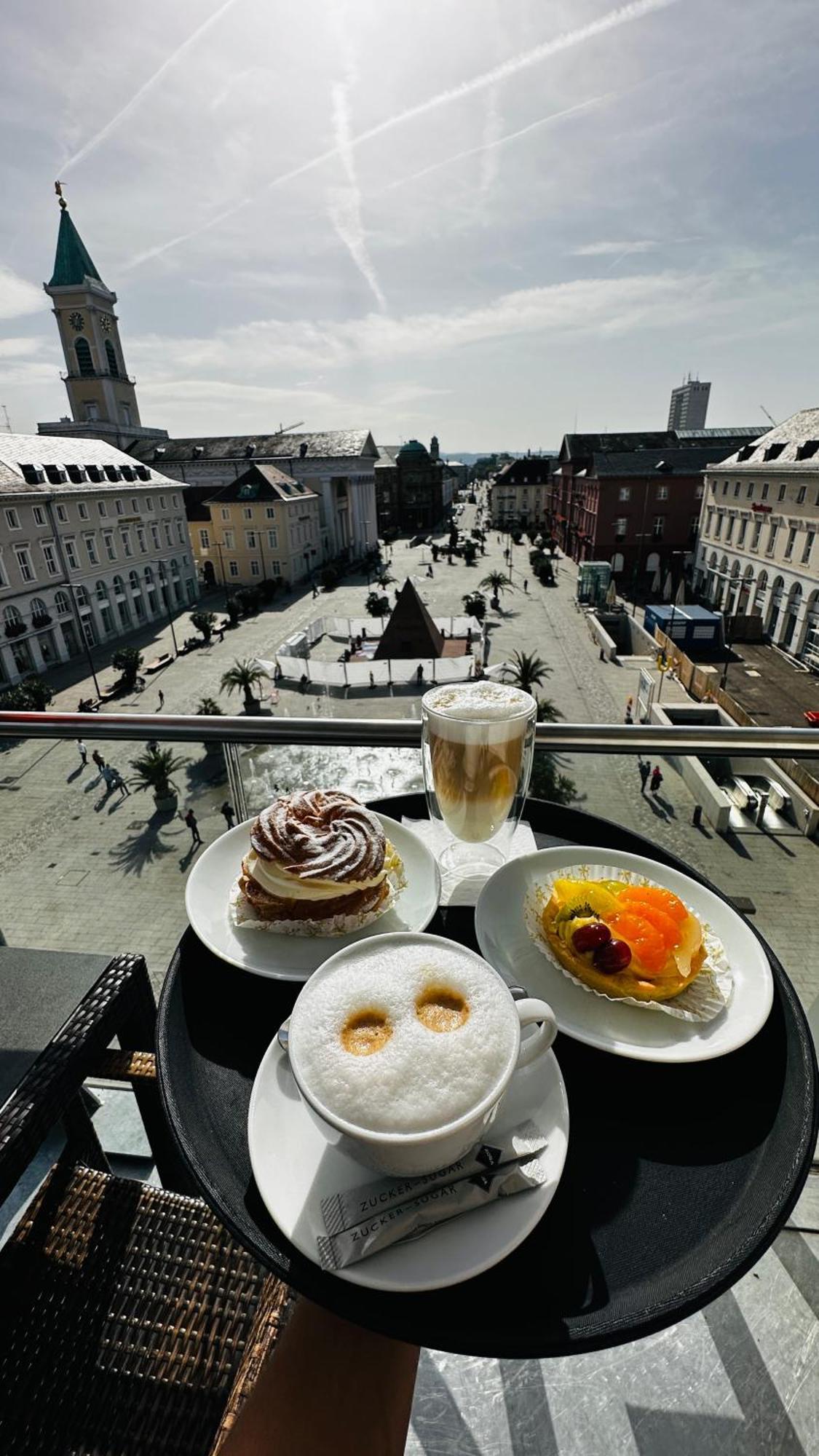 Hotel Am Markt Karlsruhe Esterno foto